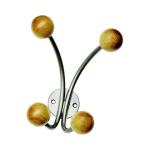 Alco Garderobenhaken Metall 15x8,5x15cm silber