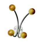 Alco Garderobenhaken Metall 15x8,5x15cm silber