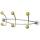 Alco Wandgarderobe Metall 47x16x15 cm silber
