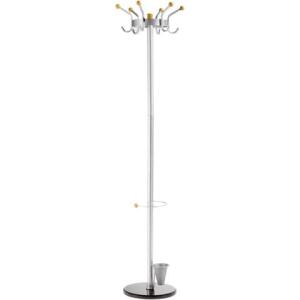 Alco Standgarderobe pulverschichtetes Metall 185 cm Ø 45 silber
