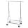 Alco Mobile Garderobe Metall 90x54x130-170cm silber