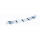Alco Garderobenleiste Metall 40,5x3,8x6cm chormfarben