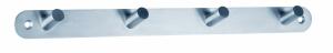 Alco Garderobenleiste Metall 30x2,5x3cm silber