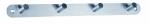 Alco Garderobenleiste Metall 30x2,5x3cm silber