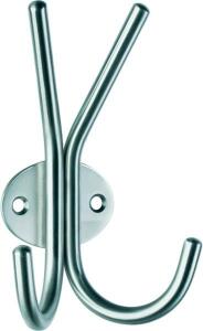 Alco Garderhobenhaken Metall 9x5x13cm silber