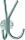 Alco Garderhobenhaken Metall 9x5x13cm silber