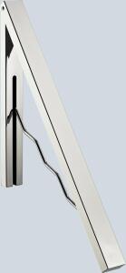 Alco Klappgarderobe Metall silber