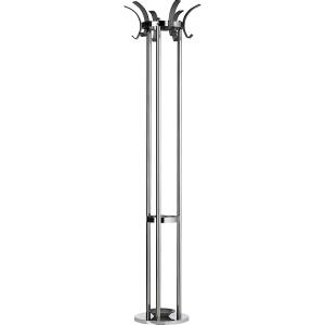 Alco Standgarderobe Metall 174 cm Ø 42,5 silber