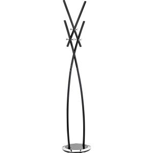 Alco Standgarderobe Metall,lackiert 182 cm Ø 37 schwarz