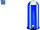 Alco Abfallsammler mit Push-Klappe Stahlblech 20l blau