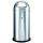 Alco Abfallsammler mit Push-Klappe Stahlblech 52l silber