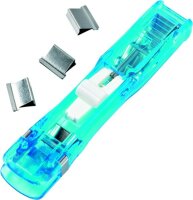 Alco Power Clipper Kunststoff 60 Blatt blau-transparent