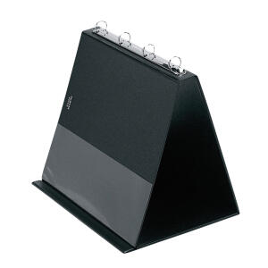 Veloflex Tisch-Flip-Charts A4 quer schwarz mit 10 Hüllen 4345
