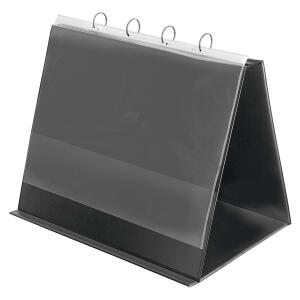 Veloflex Tisch-Flip-Chart A3 quer 4-Ring-Rund-Mechanik 30 mm