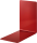 Alco Buchstütze Metall 85x140x140mm rot 2 Stück