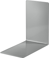 Alco Buchstütze Metall 85x140x140mm grau 2 Stück