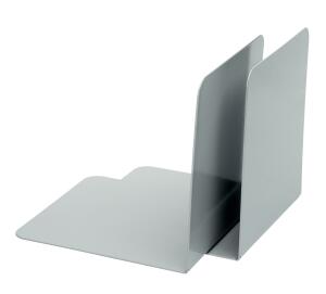 Alco Buchstütze Metall 125x140x140mm grau 2 Stück