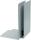 Alco Buchstütze Metall 130x140x240mm grau 2 Stück
