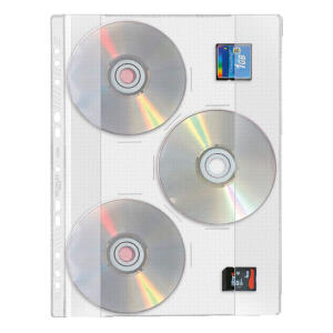 Veloflex Prospekthülle A4 f.3 CD-ROM 10er
