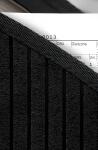 Veloflex Stehsammler schwarz m 23 Fächern PP 2,0 mm gestreiftes Design