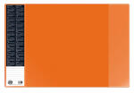 Schreibunterlage VELOCOLOR orange mit seitlichen Taschen, 40x60 cm