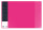 Veloflex Schreibunterlage VELOCOLOR pink mit seitlichen Taschen, 40x60 cm