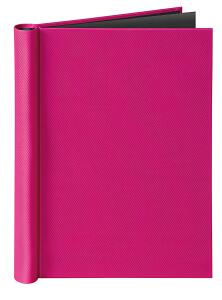 Veloflex Klemmbinder A4 VELOCOLOR pink mit schwarzem Innenspiegel