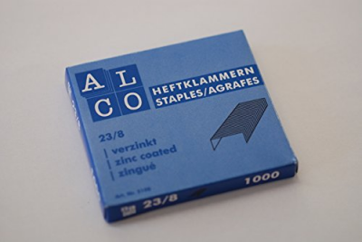 Alco Heftklammern Stahl verzinkt 23/8 1000 ST