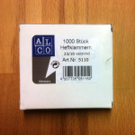 Alco Heftklammern Stahl verzinkt 23/10 1000 ST