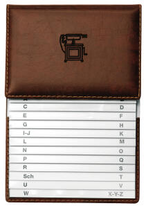 Veloflex Schuppenregister Exquisit braun