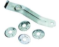 Alco Dreizackstift Metall Ø 12mm vernickelt 100 ST