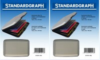 Standardgraph Aluminium-Visitenkartenbox mit 6...