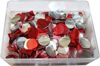 Alco Eckenklammer Aluminium einseitig lackiert rot 1000...