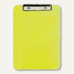 Alco Klemmbrett Kunststoff transparent 230x320mm gelb
