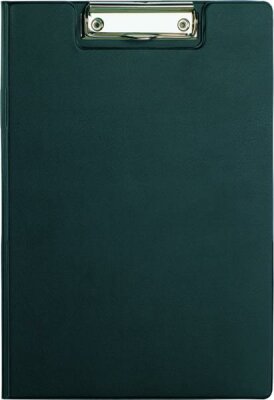 Alco Klemm-Mappe kunststoffüberzogen DIN A4 schwarz
