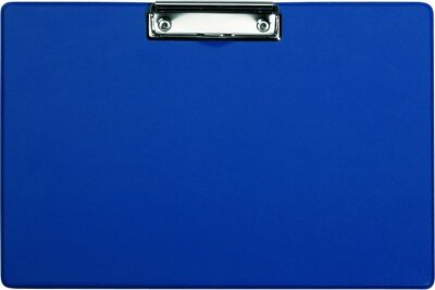 Alco Klemmbrett kunststoffüberzogen für DIN A4 quer blau