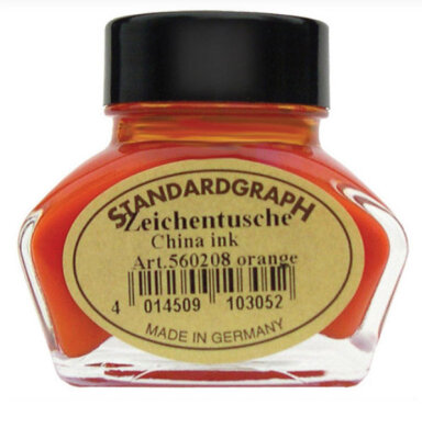 Standardgraph Tusche orange 30ml Glas 1 Stück