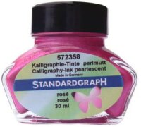 Standardgraph Tinte perlmutt rosé 30 ml 1 Stück