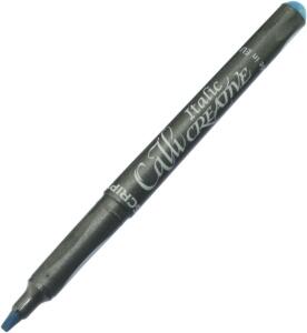 Standardgraph Creativ Italic Marker Linienbreite medium 24 mm metallic türkis 1 Stück