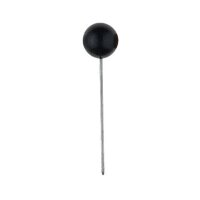 Alco Landkartennadel 16mm Ø5mm schwarz 100 Stück