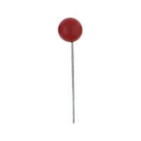 Alco Landkartennadel 16mm Ø5mm rot 100 Stück