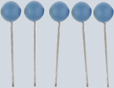 Alco Landkartennadel 16mm Ø5mm hellblau 100 Stück