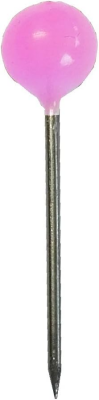 Alco Landkartennadel 16mm Ø5mm rosa 100 Stück