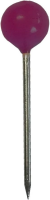 Alco Landkartennadel 16mm Ø5mm bordeauxrot 100...
