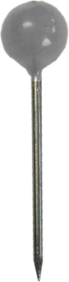 Alco Landkartennadel 16mm Ø5mm grau 100 60 Stück