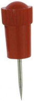 Alco Stoßnadel Kunststoff rot 12mm 25 ST