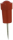 Alco Stoßnadel Kunststoff rot 12mm 25 ST