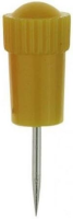 Alco Stoßnadel Kunststoff gelb 12mm 25 ST