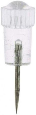 Alco Stoßnadel Kunststoff glasklar 12mm 25 ST