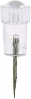 Alco Stoßnadel Kunststoff glasklar 12mm 25 ST